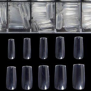 ⚡ Clearance! Long Square Clear Fake Nails